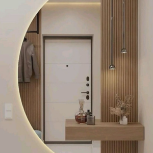 Espejo Media Luna con Luz LED